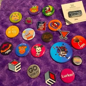 Pin and Button Lot